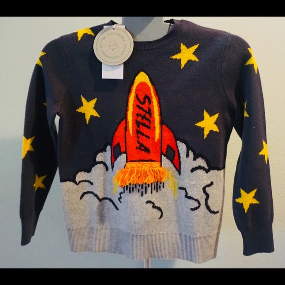 Stella McCartney Other - STELLA MCCARTNEY KIDS Rocket Cotton-Wool Jumper